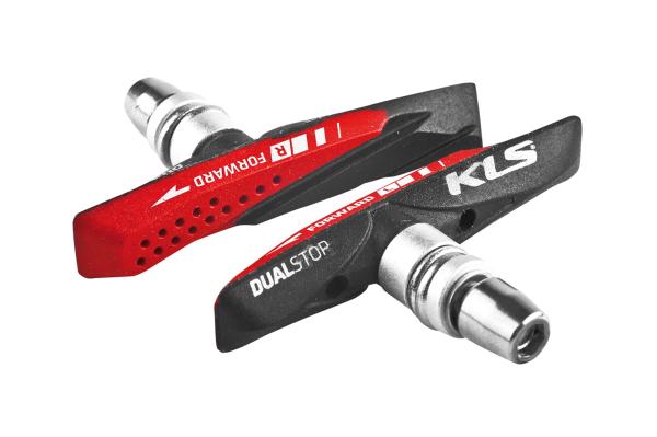 Brzdové gumičky KLS DUALSTOP V-02 (pár)