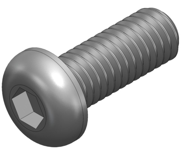 S_1196_R00 - Screw_ISO 7380_M6x16 black