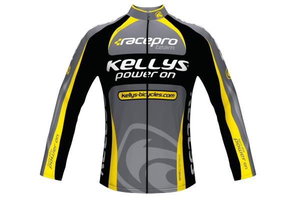 Dres KELLYS PRO Team dlouhý rukáv yellow - XS