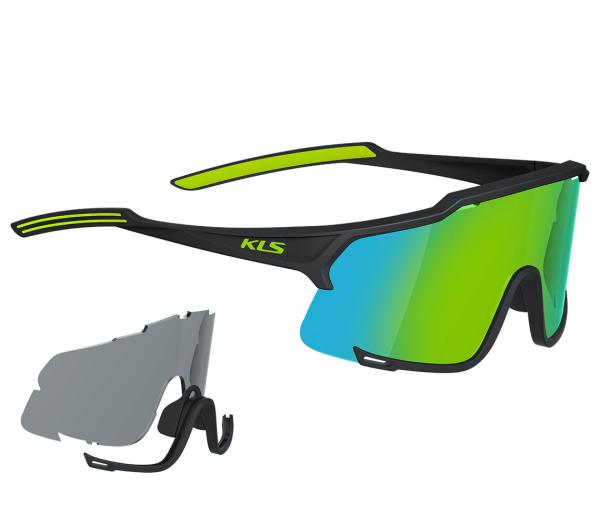 Sluneční brýle KELLYS DICE Photochromic, Shiny Black-Lime