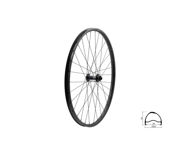 Zapletené kolo přední KLS SEGADOR 25 SL DSC F, 27,5", black