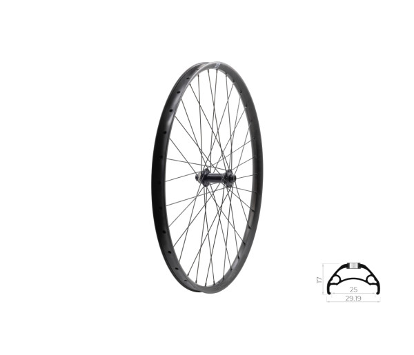 Zapletené kolo přední KLS ASESINO 25 DSC F, 27,5", black