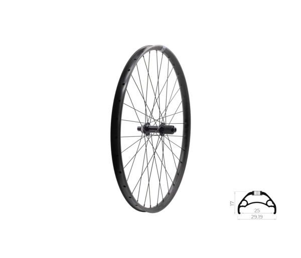 Zapletené kolo zadní KLS ASESINO 25 DSC R, 27,5", black