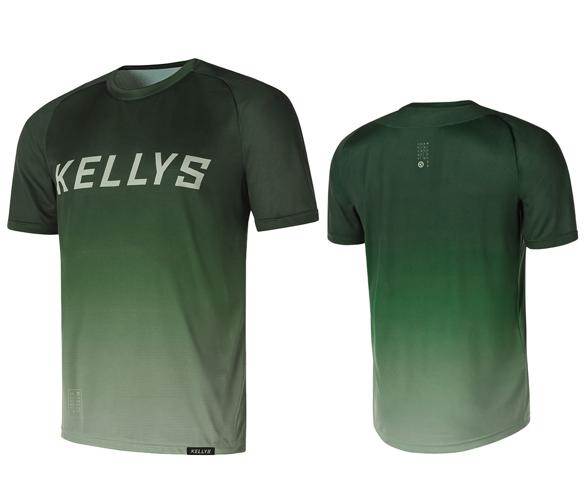 Enduro dres  KELLYS TYRION 2 krátky rukáv green- XXL