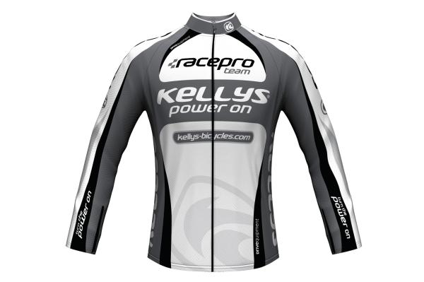 Dres KELLYS PRO Team dlouhý rukáv grey - XS