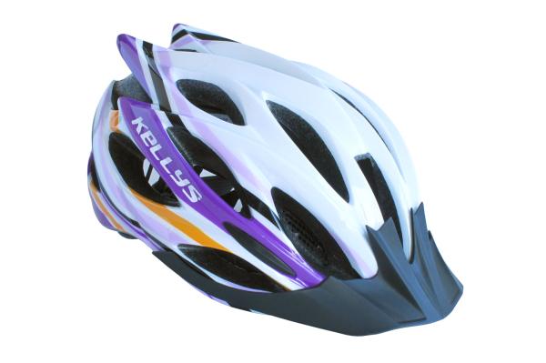 Přilba Dynamic white-alpine purple M/L