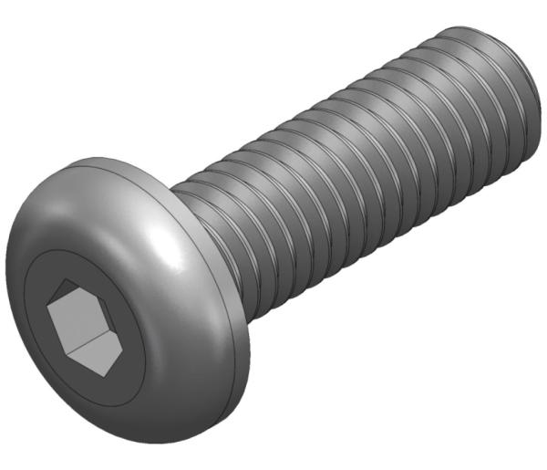 S_1191 - Screw_ISO 7380_M5x16 black