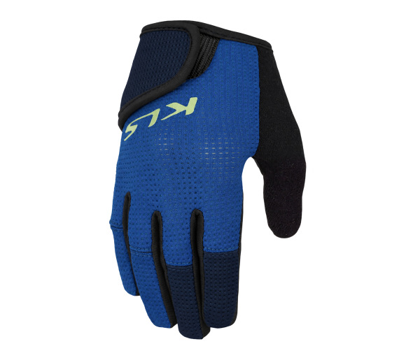 Rukavice KLS YOGI LONG, Dark Lime Blue, S