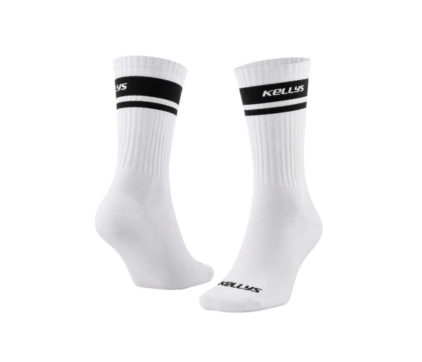 Ponožky KELLYS ESSENTIAL, White-Black, 43-46