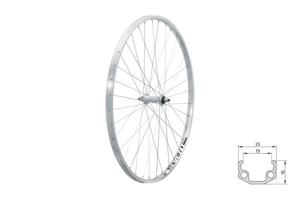 Zapletené kolo přední KLS EVENT V-brake F, 28", silver