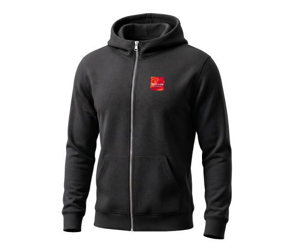 Mikina s kapucňou na zips KELLYS CORE, Black, L
